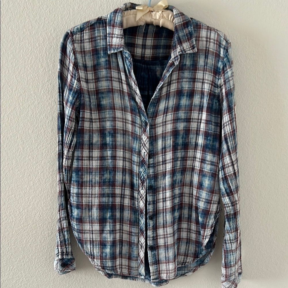 Soft Cotton Plaid Shirt